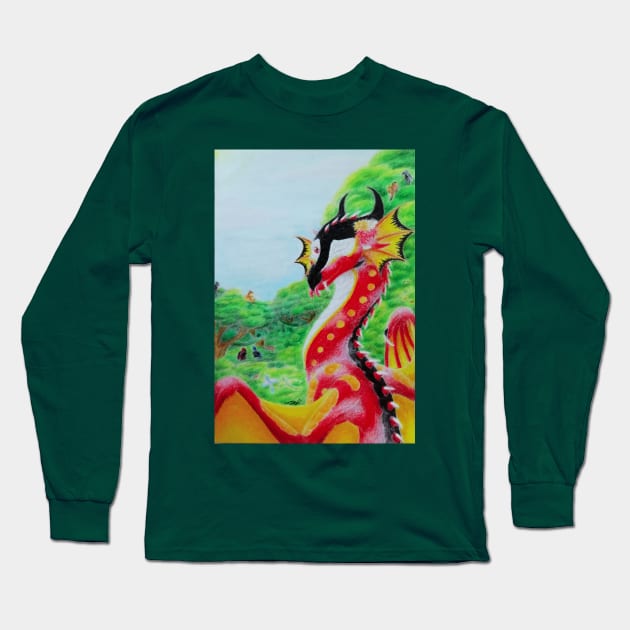 Lycoris the Rainwing Long Sleeve T-Shirt by Lycoris ArtSpark